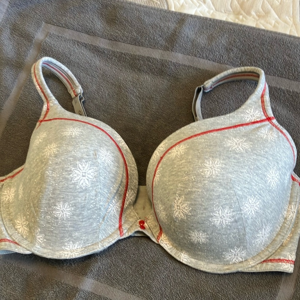 Cacique Snowflake Plunge Bra